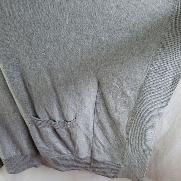 Michael Kors Women's Large Grey Turtleneck Poncho - Picture 4 of 13